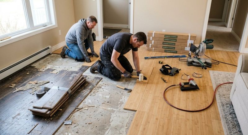 Bamboo Flooring Installation in Stafford County, VA