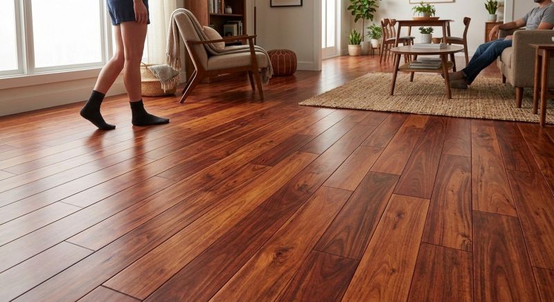 Cherry Floor Installation in Remington, VA