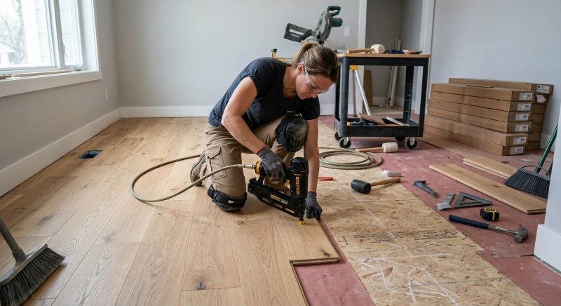 Hardwood Floor Installation in Triangle, VA