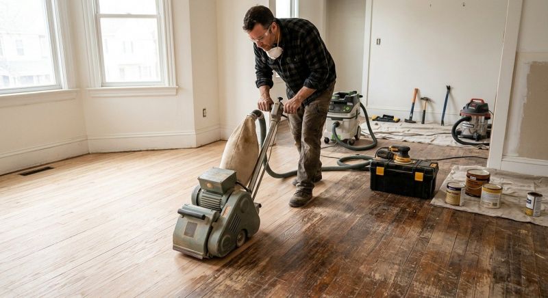 Hardwood Floor Renovation in Stafford County, VA