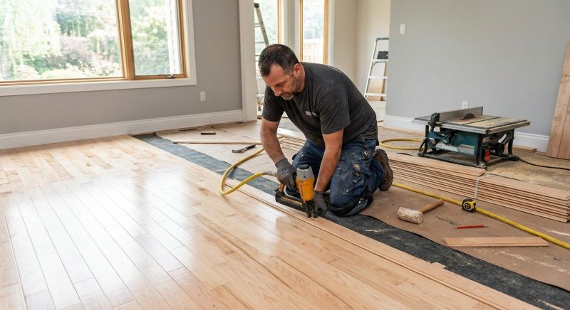 Maple Flooring Installation in Catlett, VA