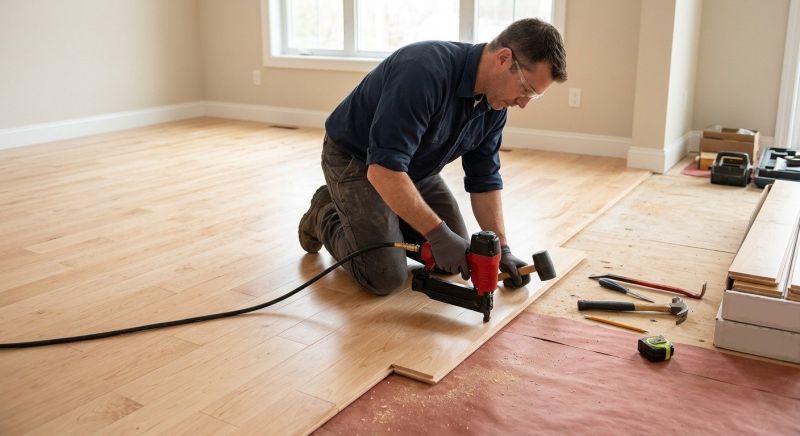 Maple Flooring Installation in Locust Grove, VA