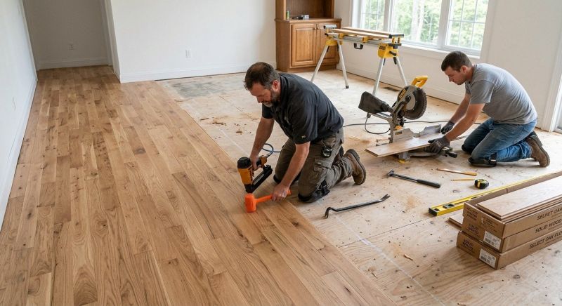 Oak Floor Installation in Dumfries, VA