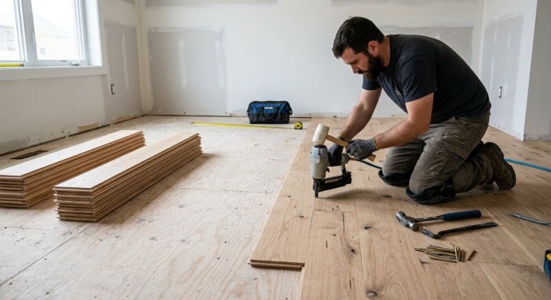 Oak Floor Installation in Fauquier County, VA