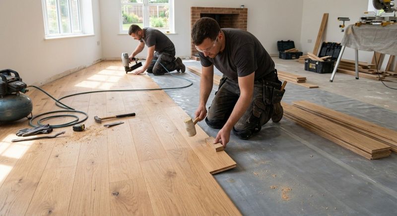 Oak Floor Installation in King George, VA