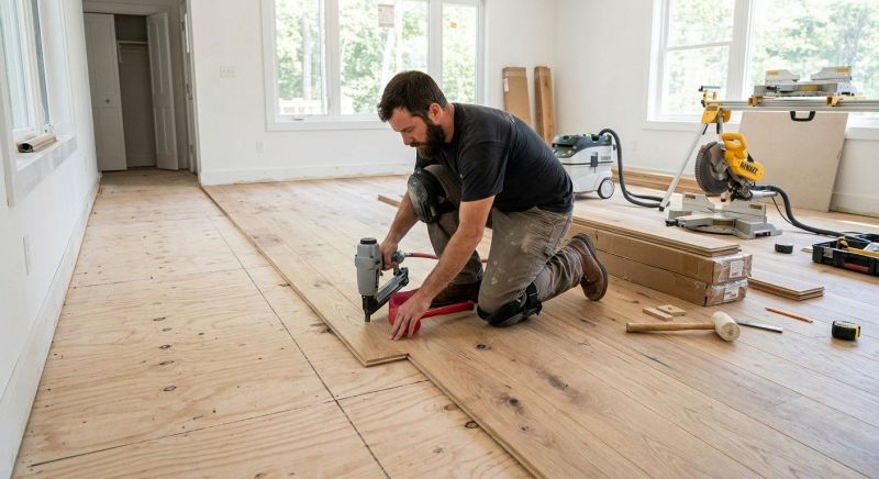 Oak Floor Installation in Remington, VA