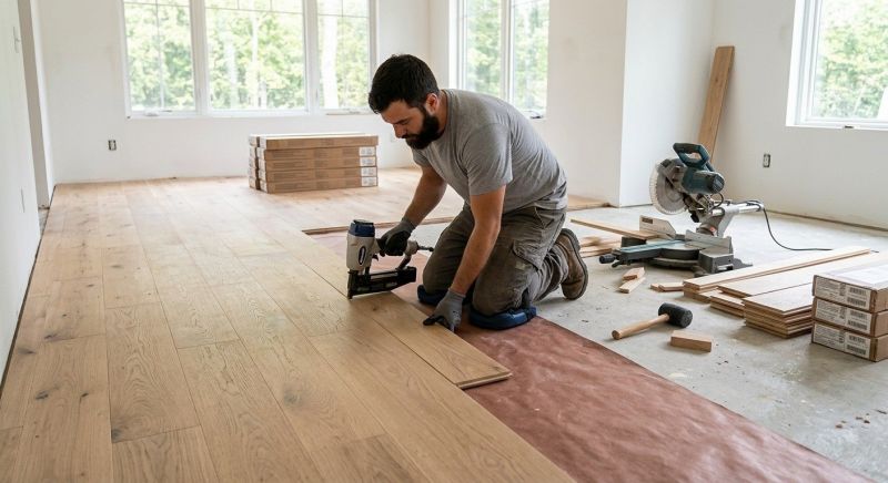 Oak Floor Installation in Spotsylvania County, VA