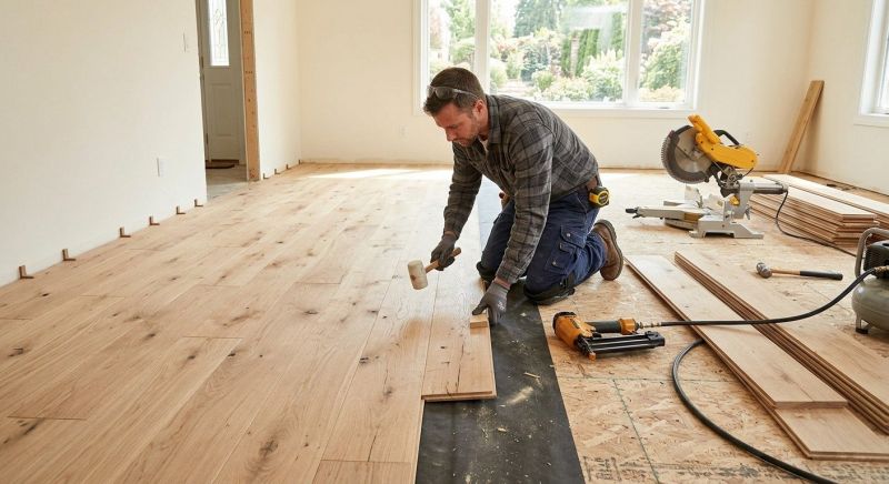 Oak Floor Installation in Woodbridge, VA