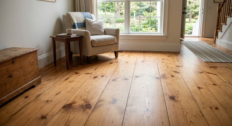 Pine Floor Installation in Stafford County, VA