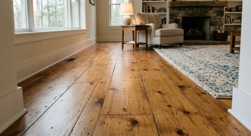 Pine Floor Installation in Stafford County, VA