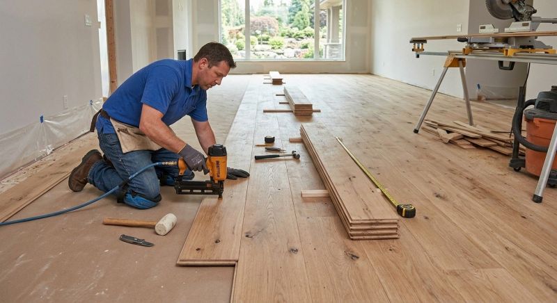 Plank Floor Installation in Stafford County, VA