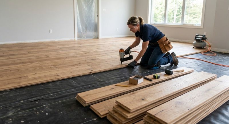 Plank Floor Installation in Stafford County, VA