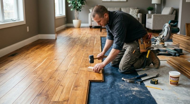 Teak Flooring Installation in Stafford County, VA