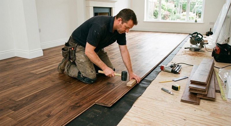 Walnut Flooring Installation in Stafford County, VA
