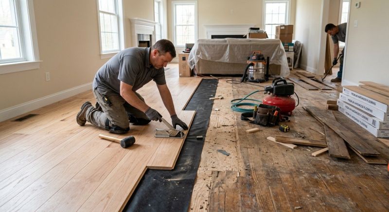 Wood Floor Replacement in Nokesville, VA